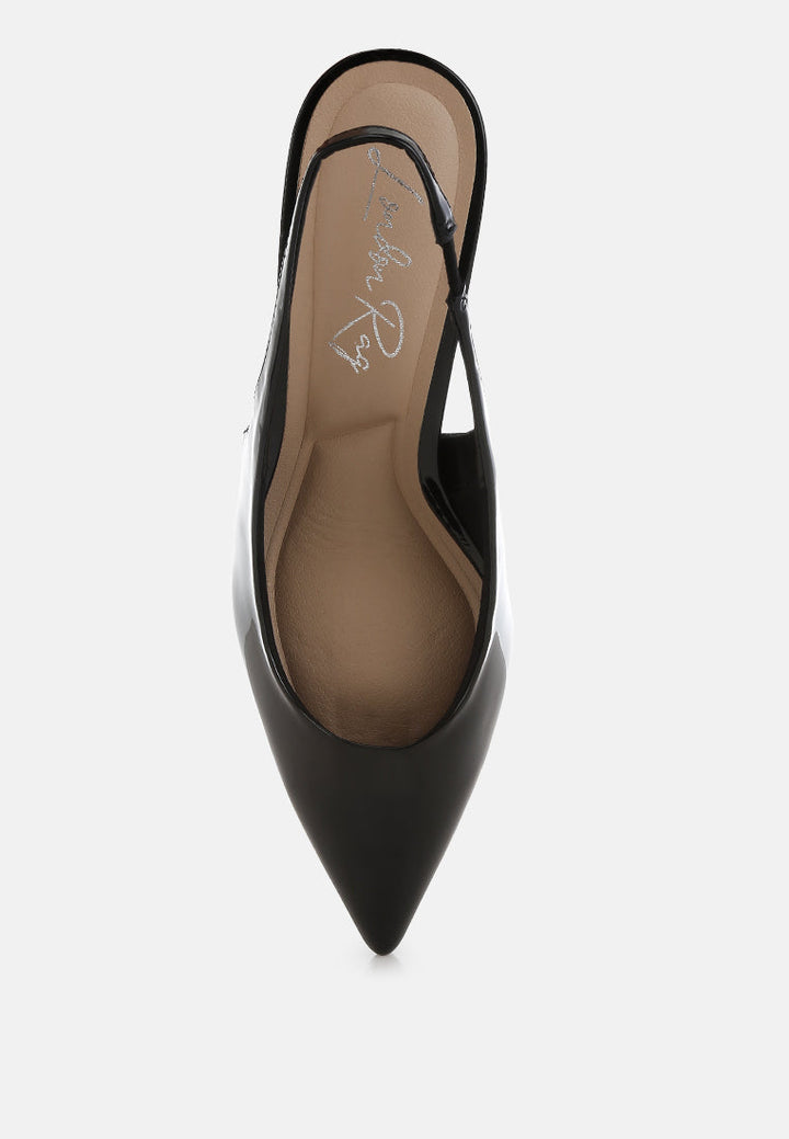 kitten heel slingback sandals by ruw#color_black