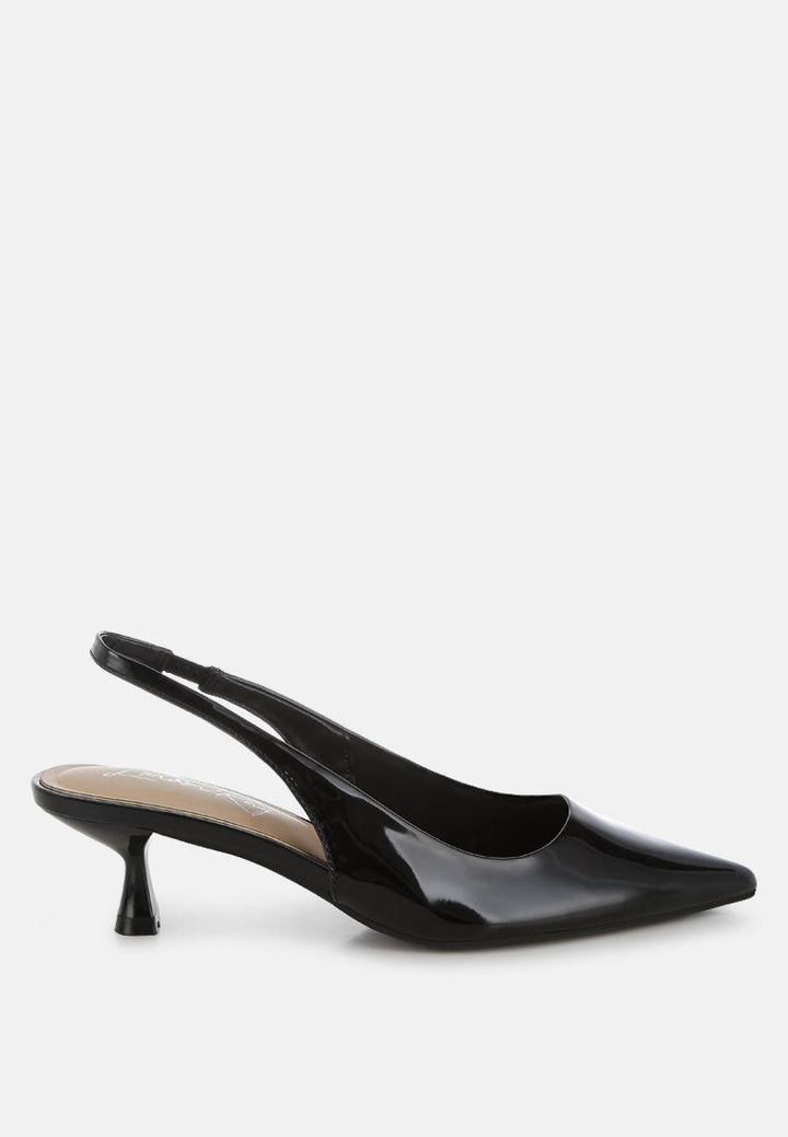 kitten heel slingback sandals by ruw#color_black