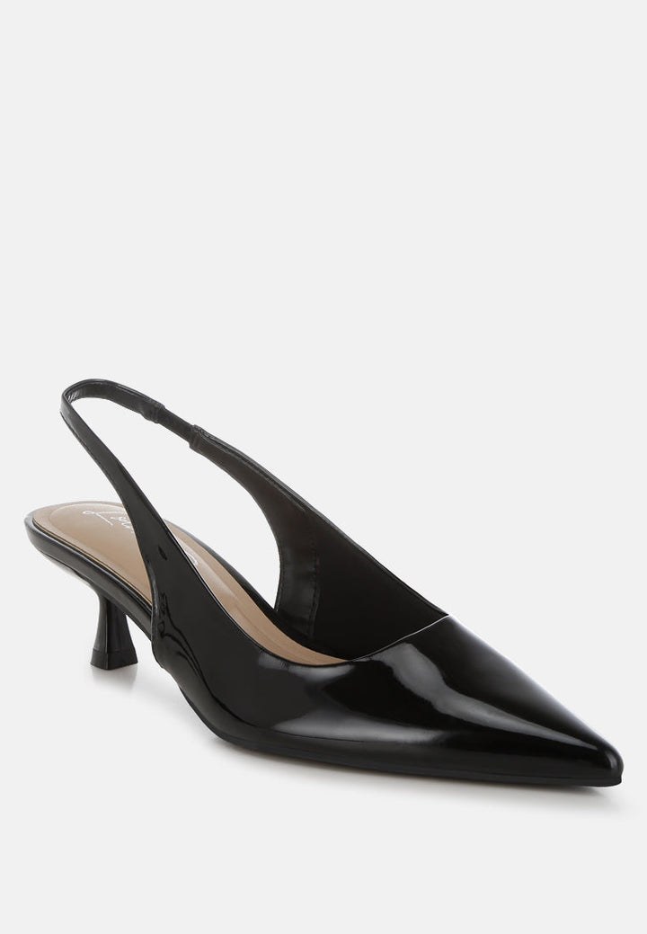 kitten heel slingback sandals by ruw#color_black