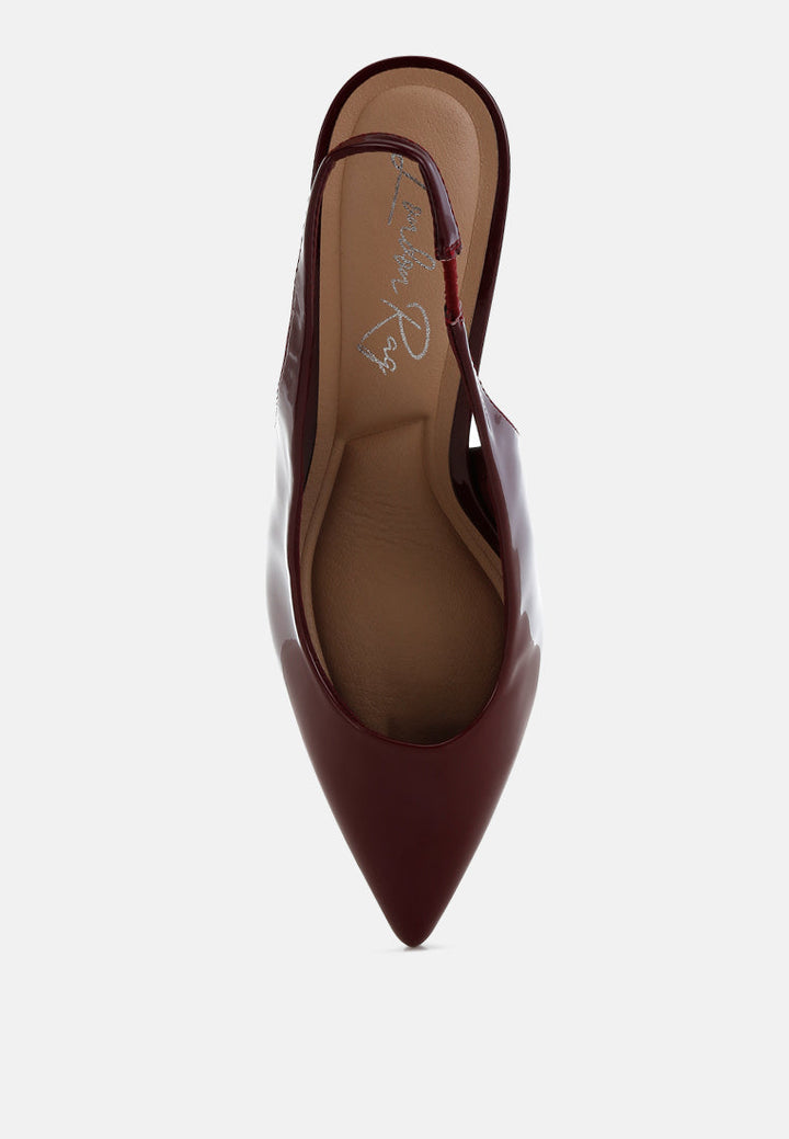 kitten heel slingback sandals by ruw#color_red