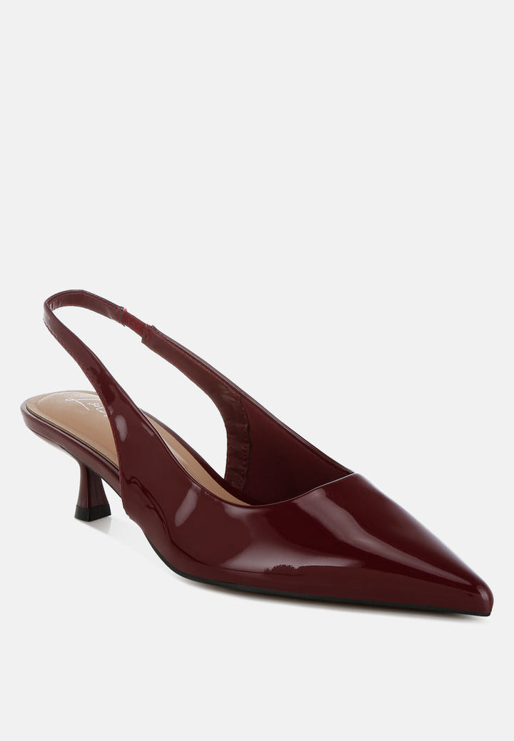 kitten heel slingback sandals by ruw#color_red