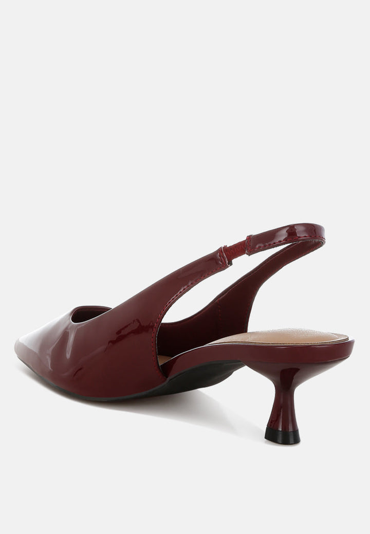 kitten heel slingback sandals by ruw#color_red