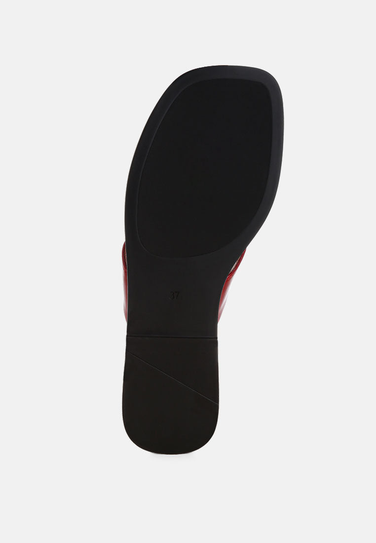 perrys toe-post thong sandals#color_red-smooth