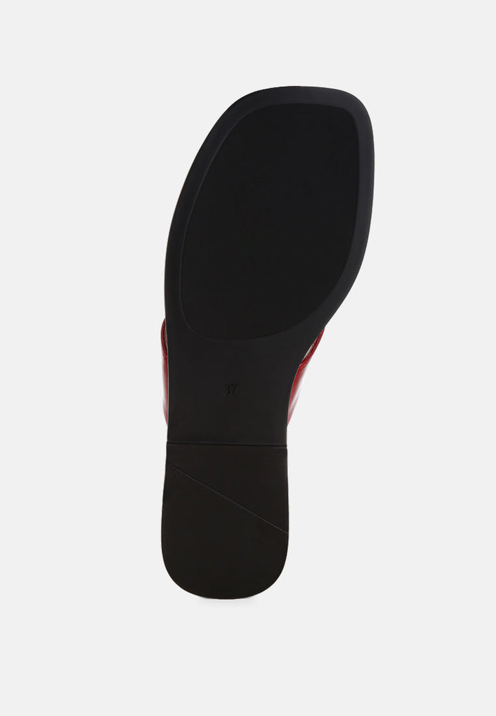 perrys toe-post thong sandals#color_red-smooth