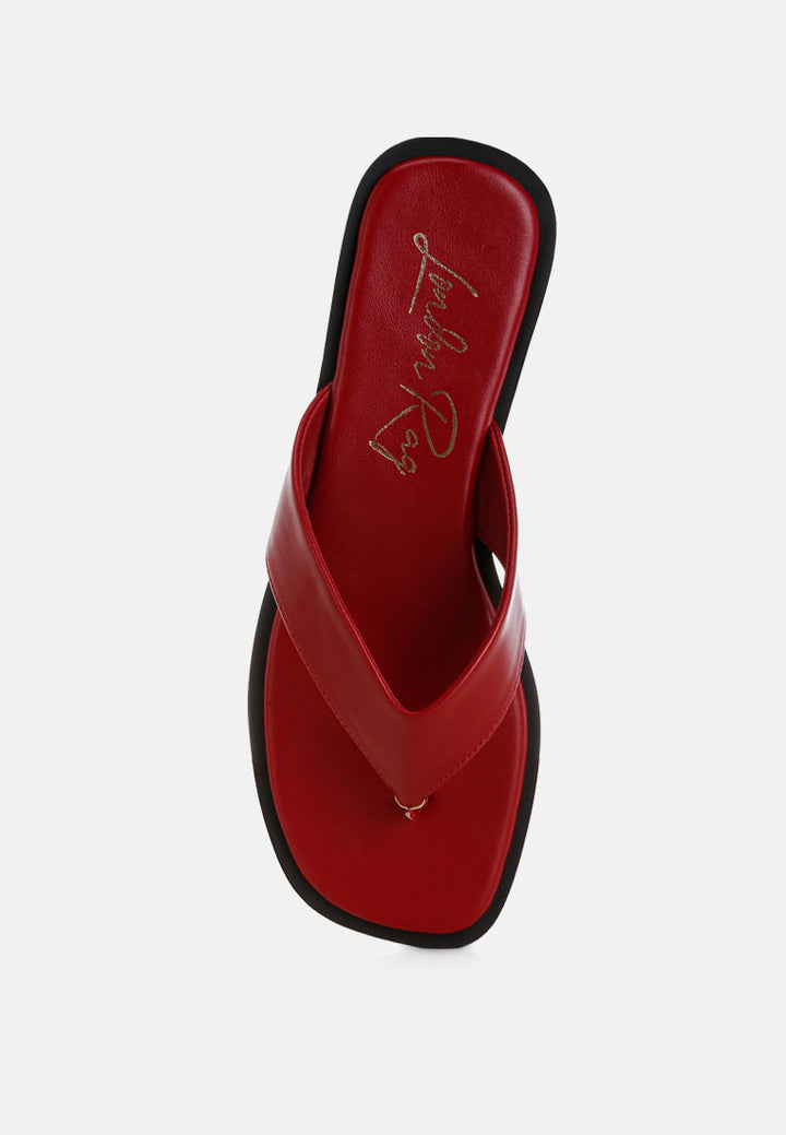 perrys toe-post thong sandals#color_red-smooth