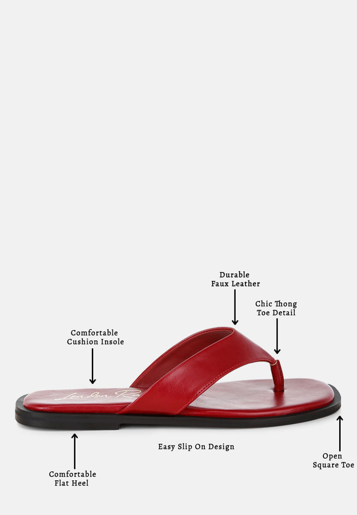 perrys toe-post thong sandals#color_red-smooth