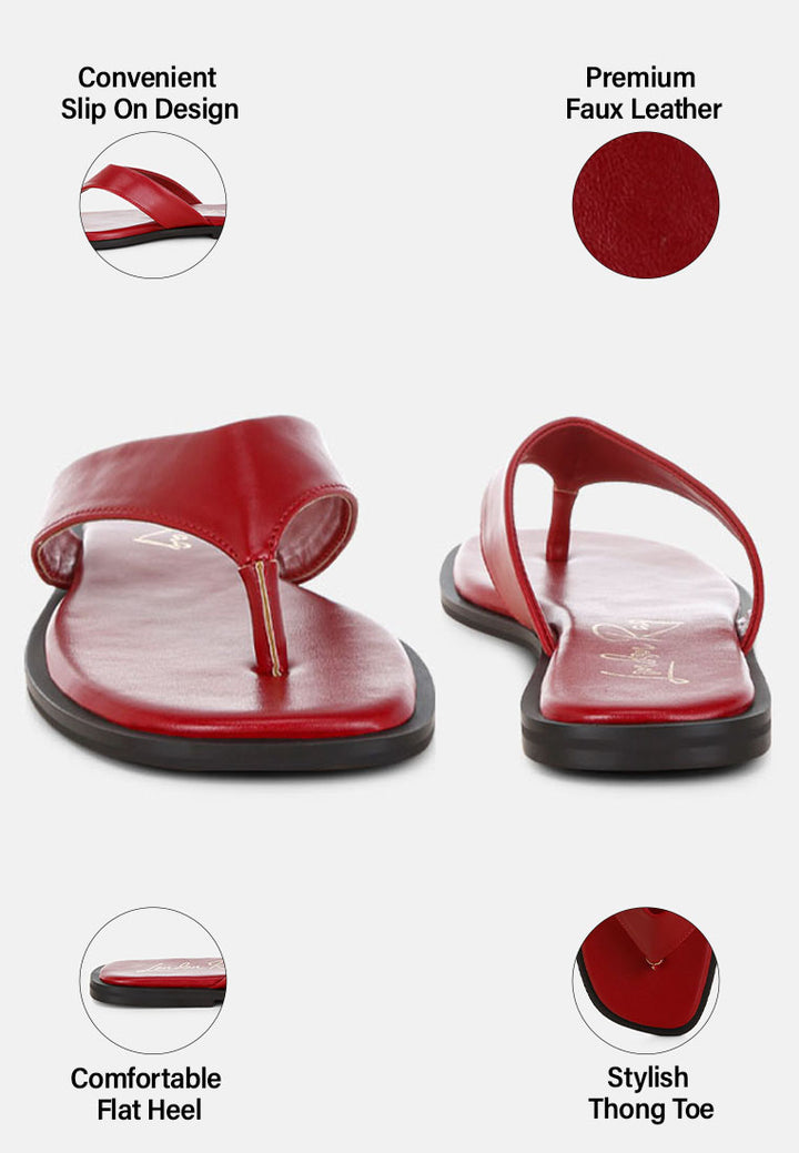 perrys toe-post thong sandals#color_red-smooth