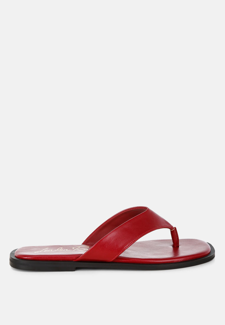 perrys toe-post thong sandals#color_red-smooth