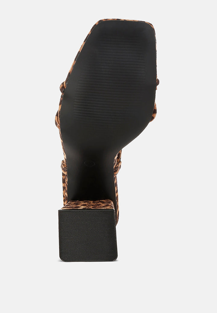 leopard print square toe heels by ruw#color_leopard