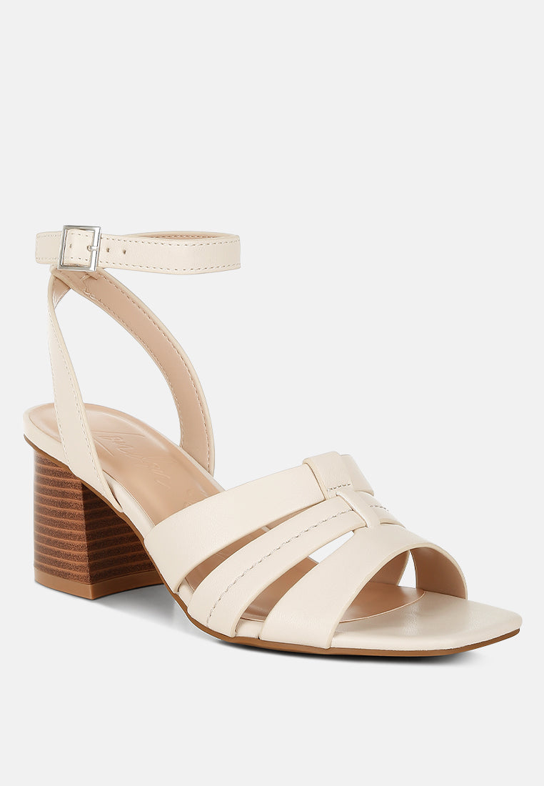 pin buckle ankle strap sandals by ruw#color_beige