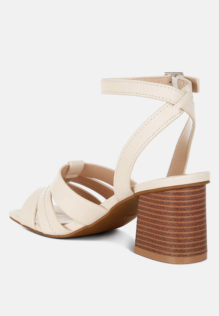 pin buckle ankle strap sandals by ruw#color_beige