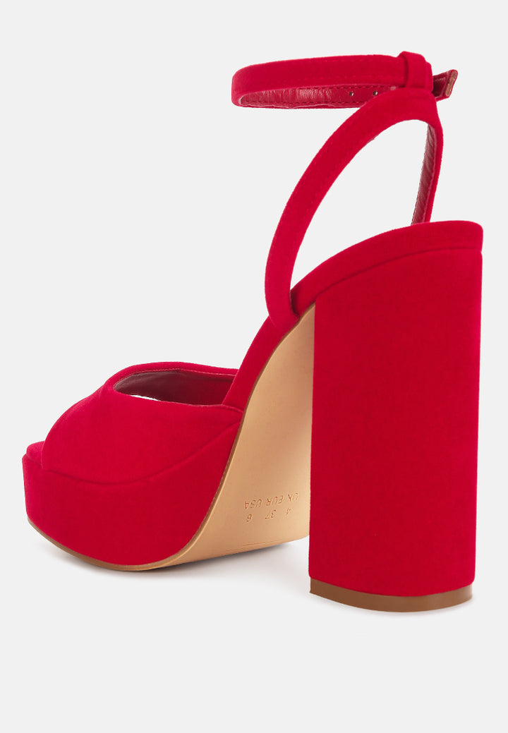 platform block heel sandals#color_red