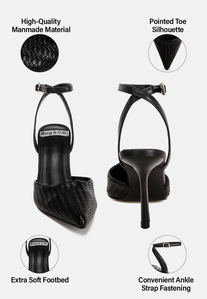 boxwood supportive ankle strap heel sandals#color_black-smooth