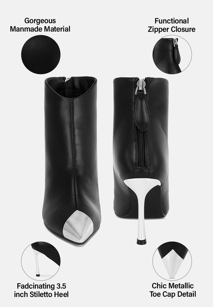 Faniyah Metallic Cap Toe Stiletto Bootsk#color_black-smooth