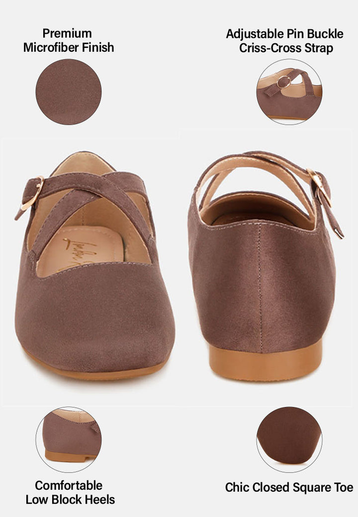 vonily criss cross straps ballet flats#color_taupe-suede