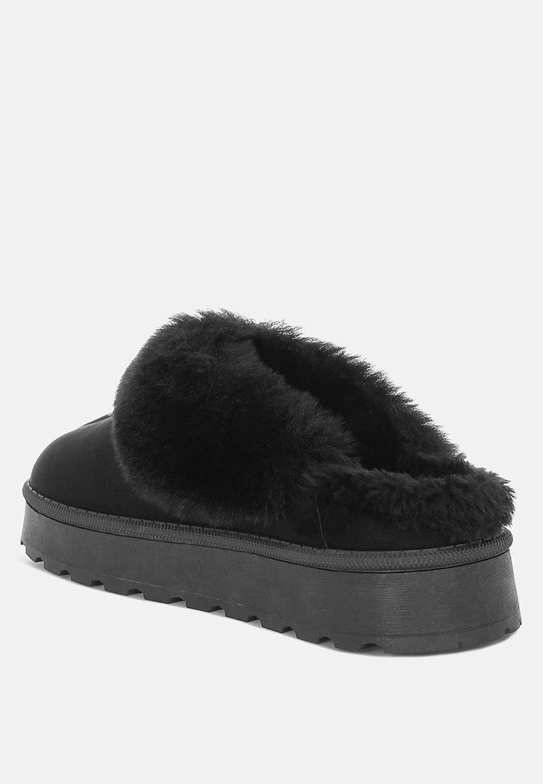 portho faux fur slip ons#color_black