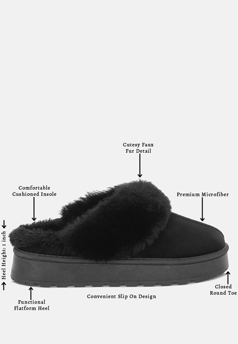 portho faux fur slip ons#color_black