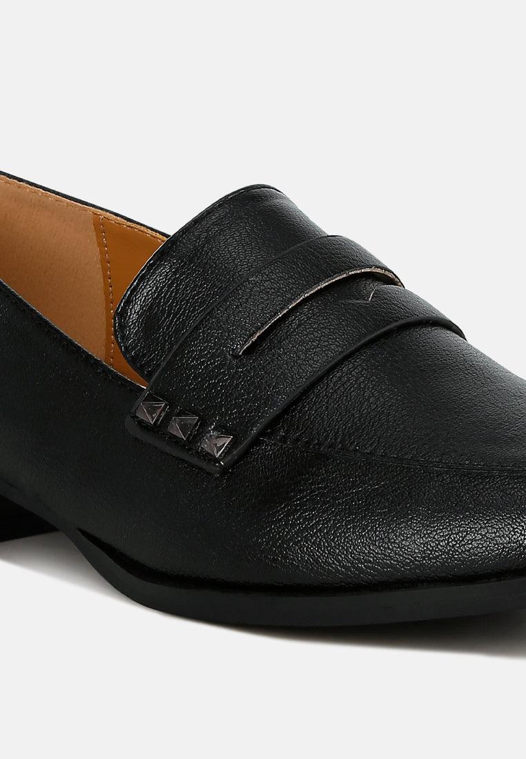 penny strap metallic loafers by ruw
#color_black