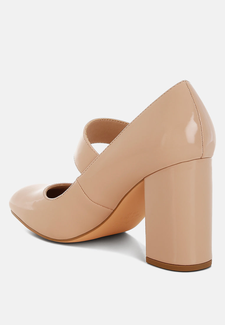 block heel mary jane sandals by ruw#color_beige