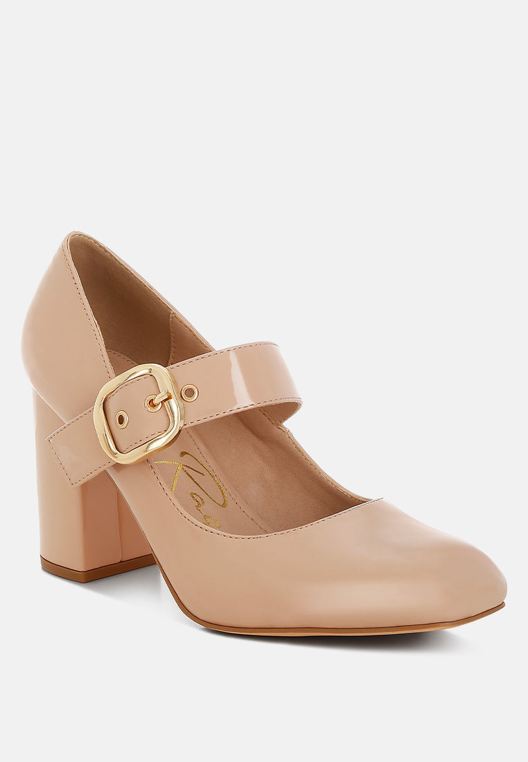 block heel mary jane sandals by ruw#color_beige