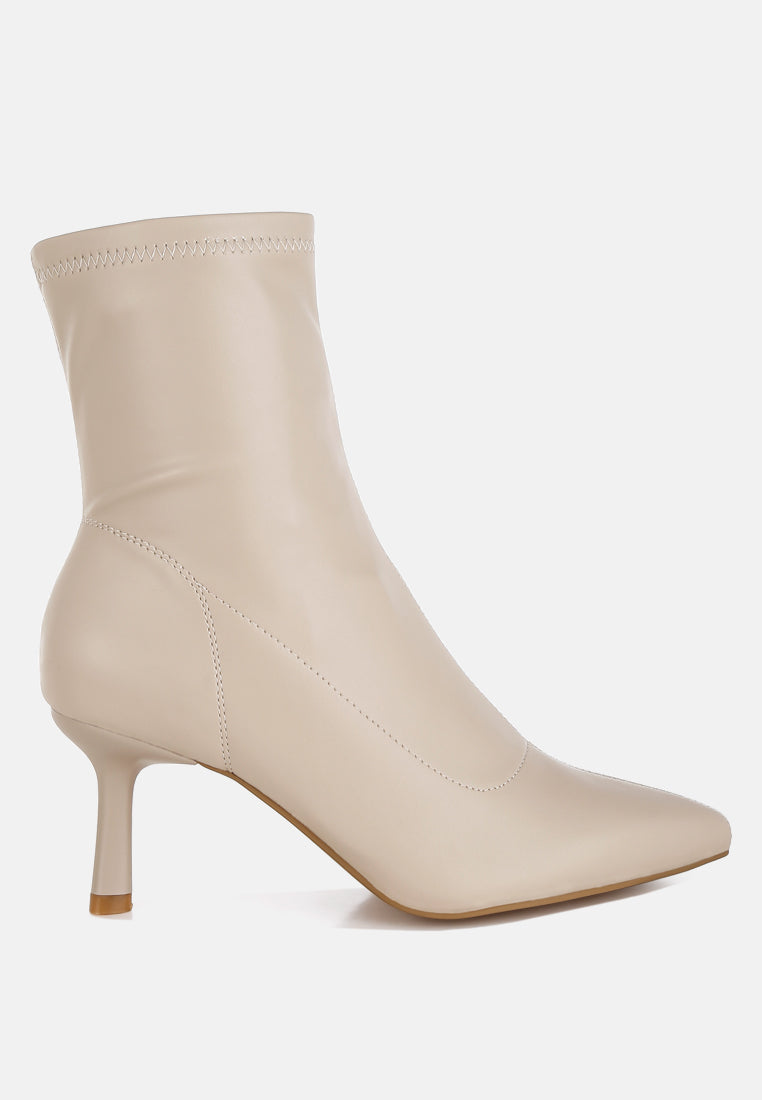 stiletto heel sock boots by ruw#color_beige