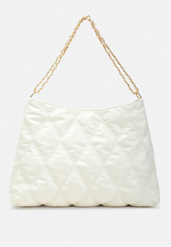 quilted hobo bag by ruw#color_white