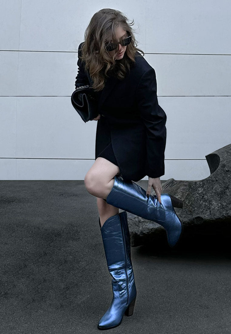 great-storm  leather calf boots by ruw#color_blue