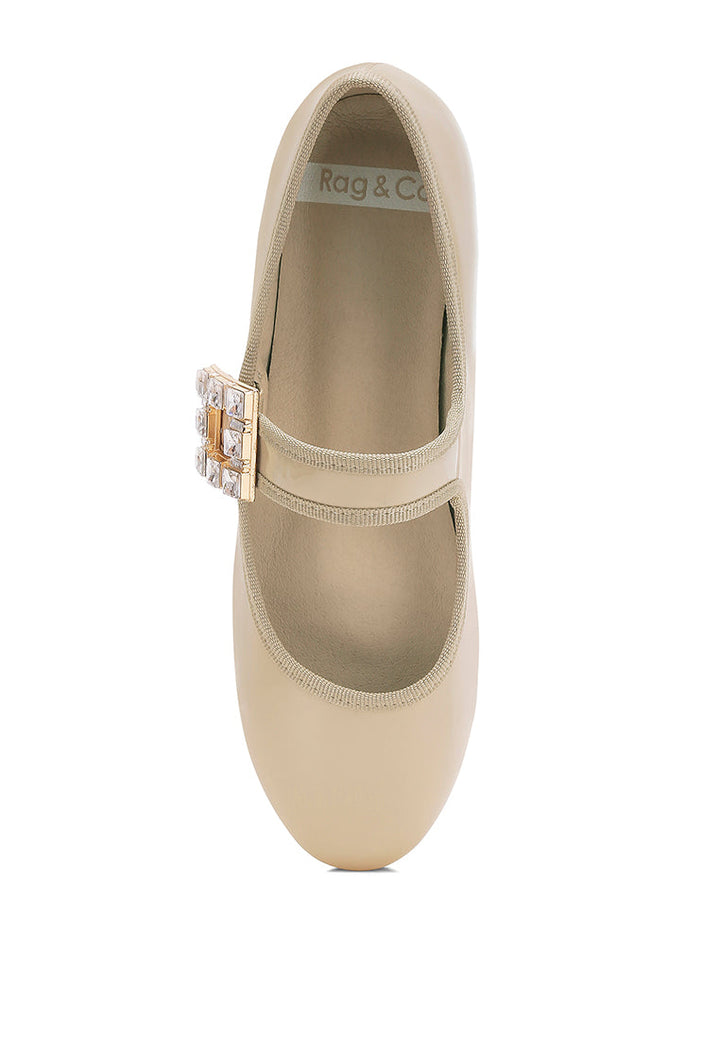 Brooch Mary Jane Sandals by RUW