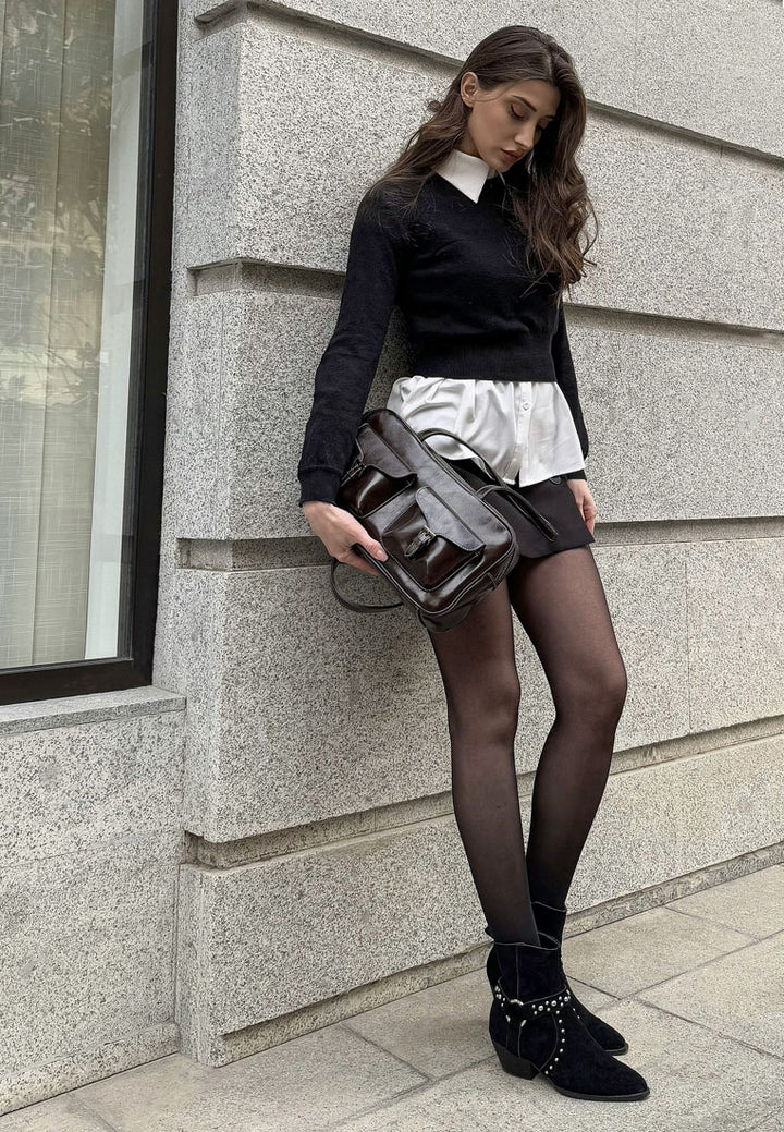 studded suede ankle boots by ruw#color_black