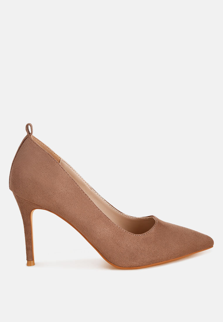 ankle strap stiletto heel pumps by ruw#color_taupe-suede