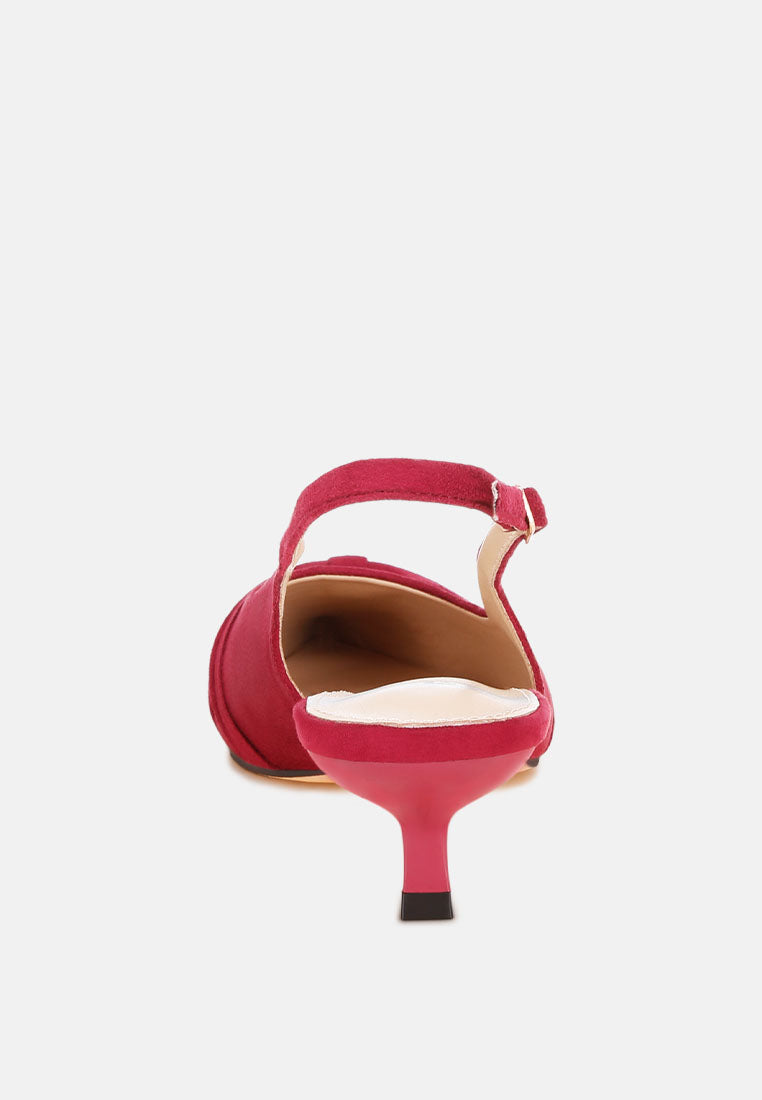 ruched pointed toe slingback heels by ruw#color_burgundy-suede