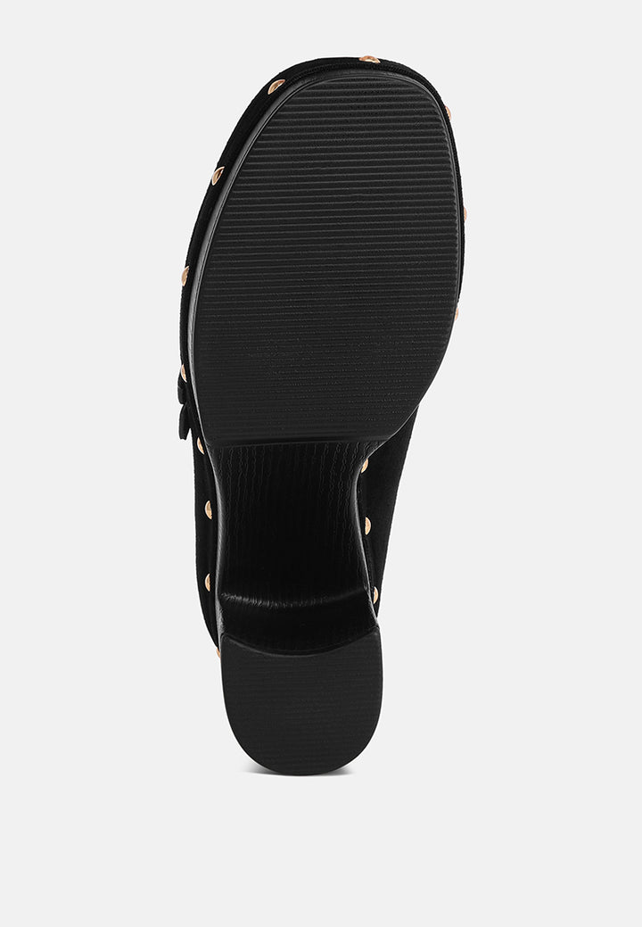 square toe loafer platform heels#color_black