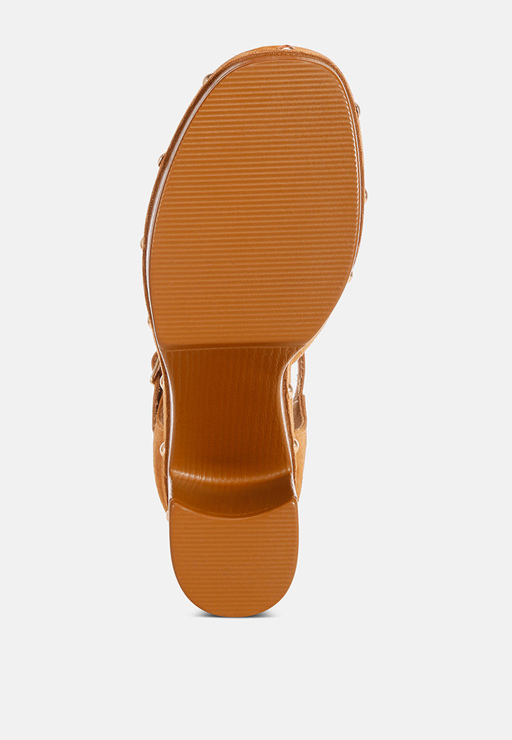 pin buckle ankle strap heels#color_tan