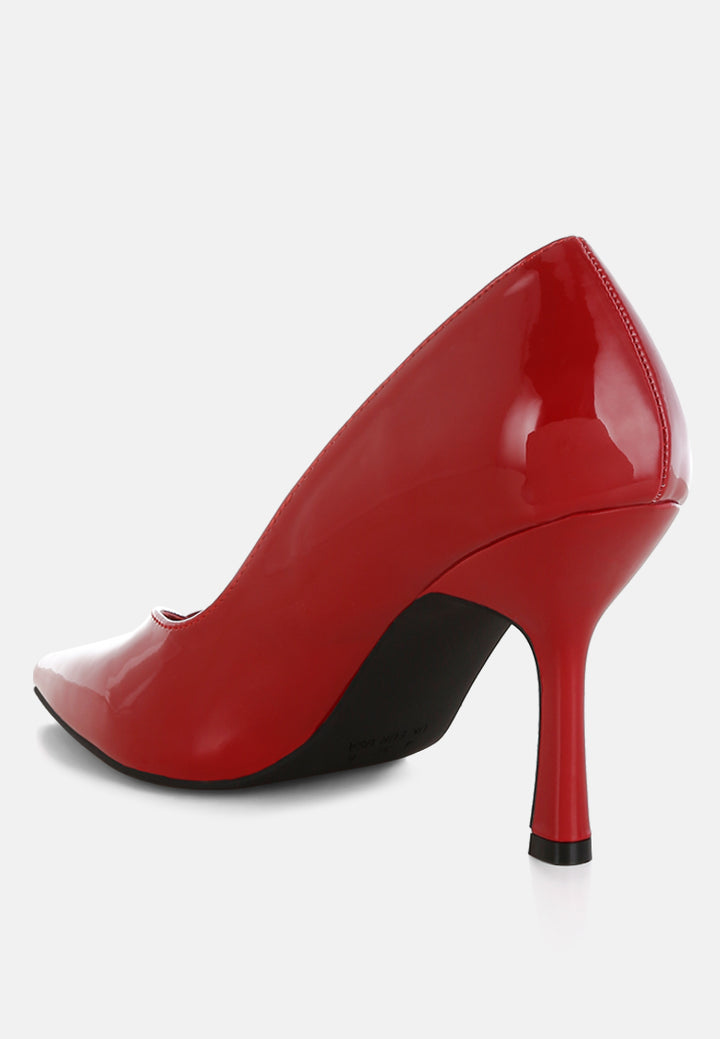 rarity point toe stiletto heeled pumps by ruw#color_red