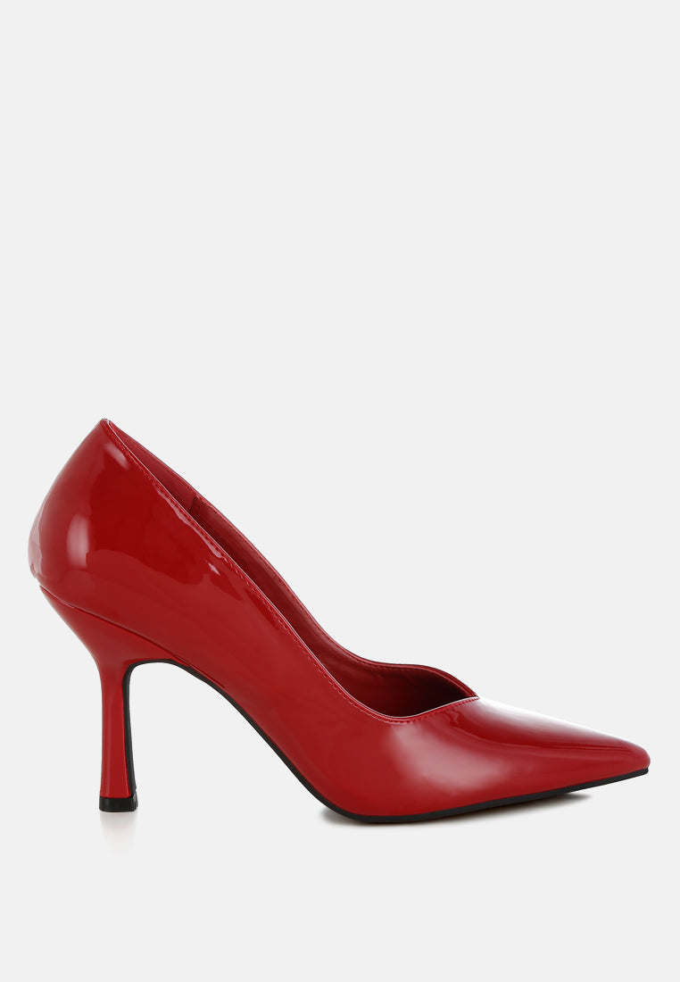 rarity point toe stiletto heeled pumps by ruw#color_red