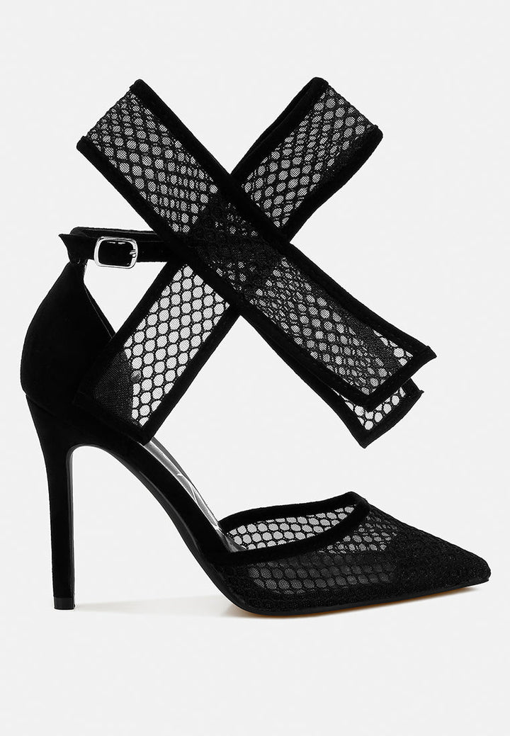 big bow detail stiletto sandals by ruw#color_black