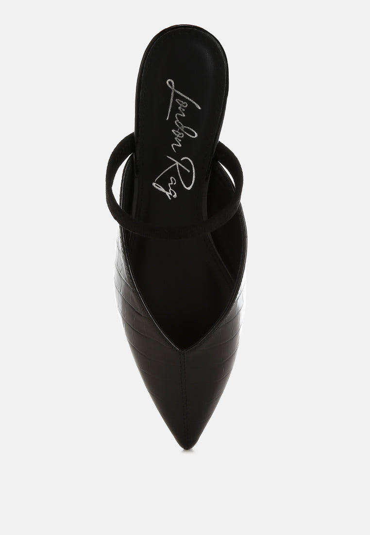 fantasy heel croco mules by ruw#color_black