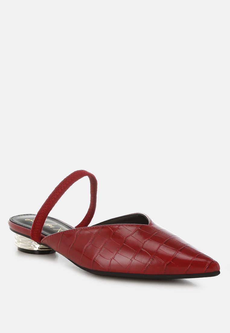 fantasy heel croco mules by ruw#color_red