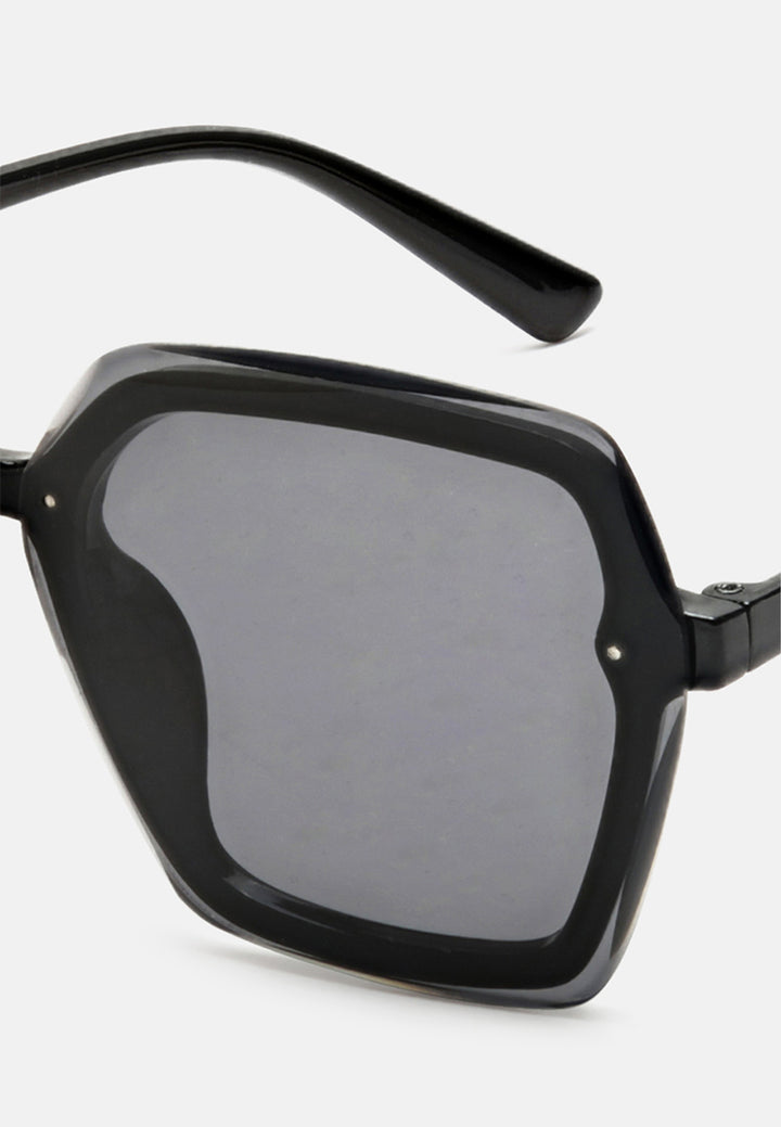 hexagon sunglasses#color_black