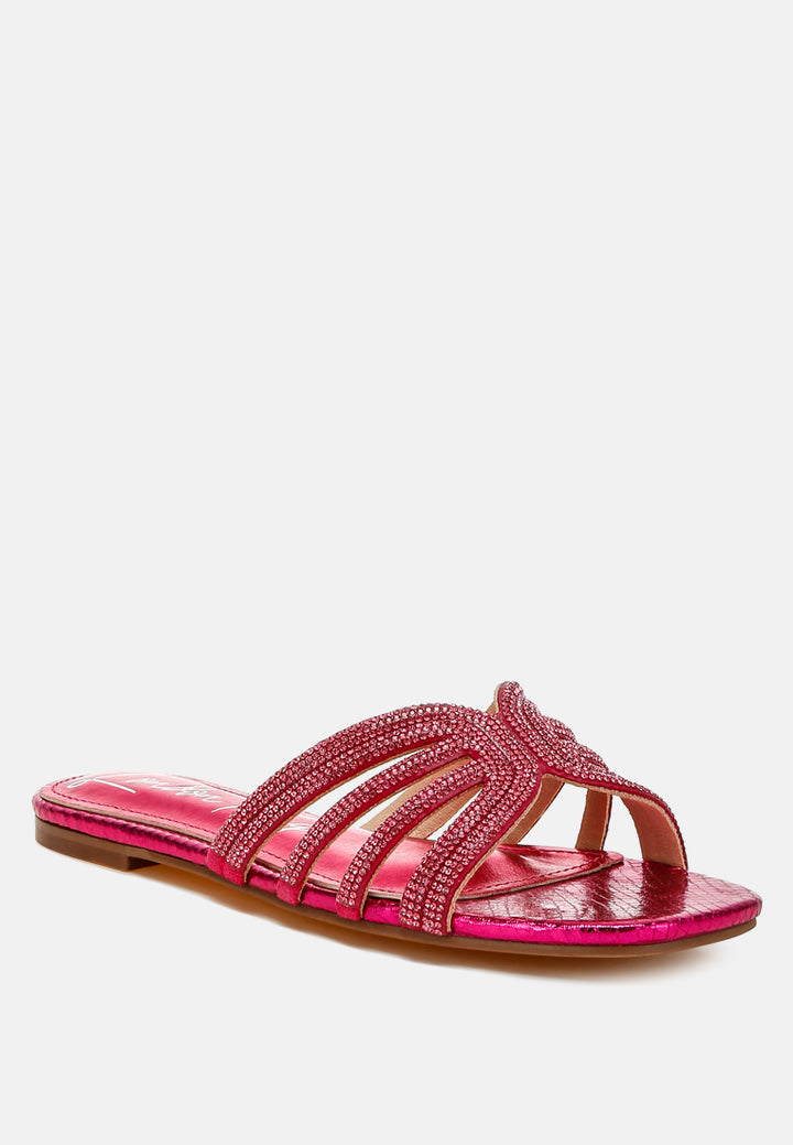 rhinestone cut out flats by ruw#color_fuchsia