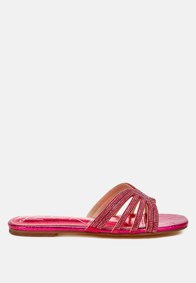 rhinestone cut out flats by ruw#color_fuchsia