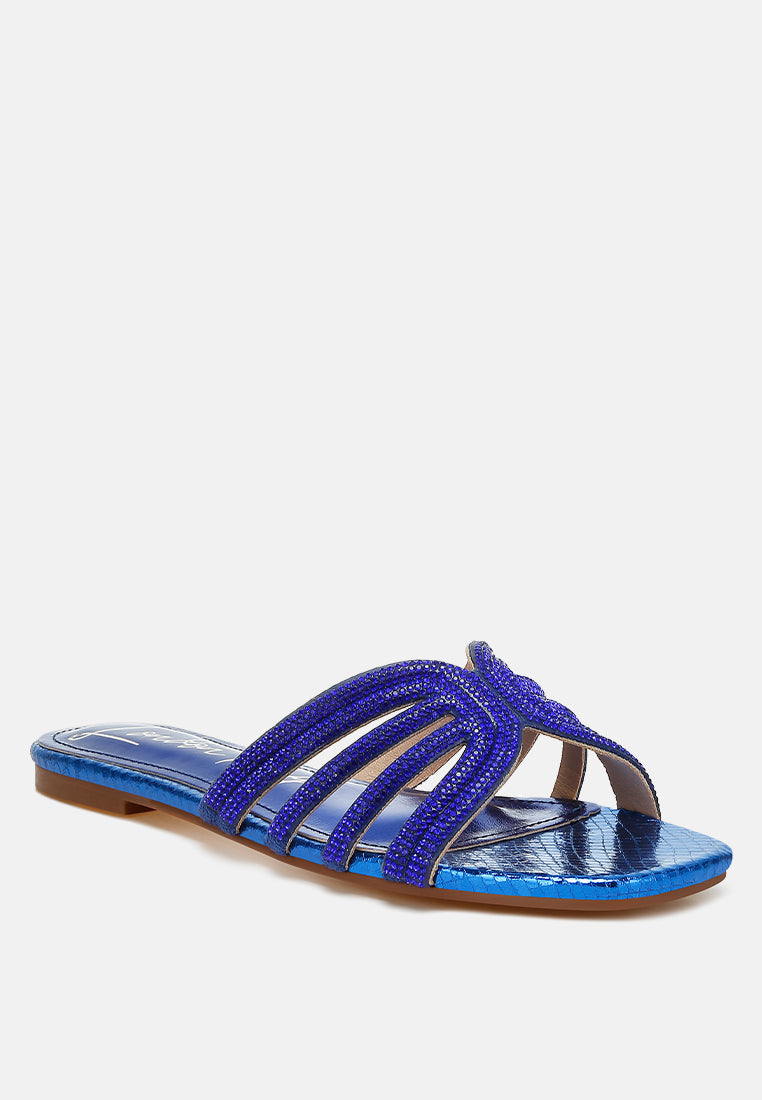 dindy rhinestone cut out flats#color_royal-blue