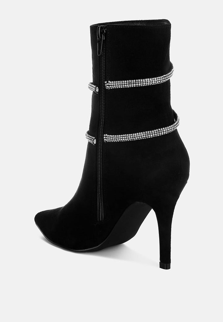 rhinestone wrap-around stiletto boots by ruw#color_black