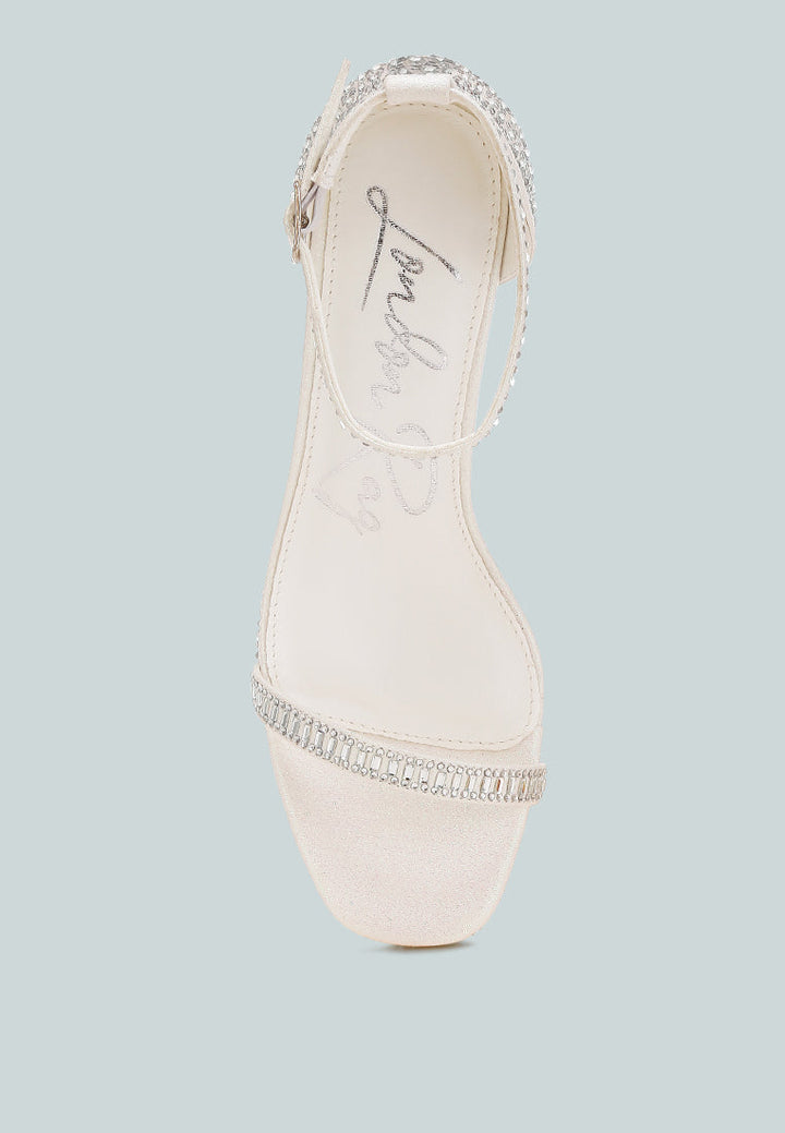 ronan rhinestones embellished block sandals#color_white