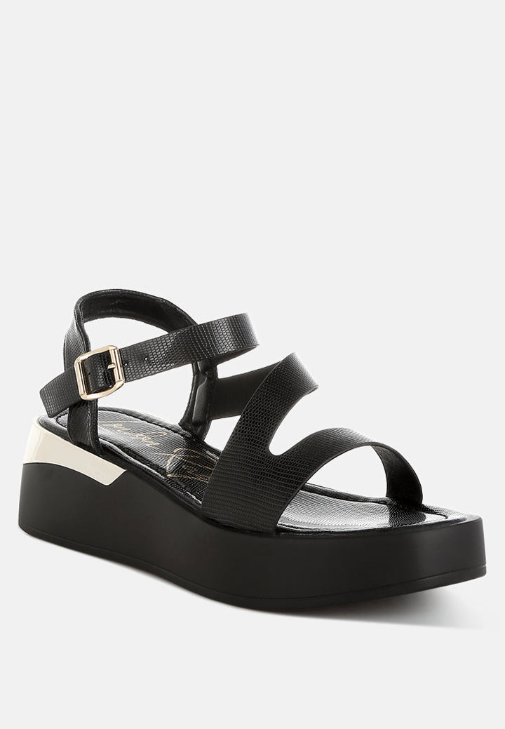 chunky flatform sandals by ruw#color_black