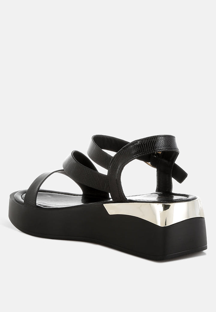 chunky flatform sandals by ruw#color_black