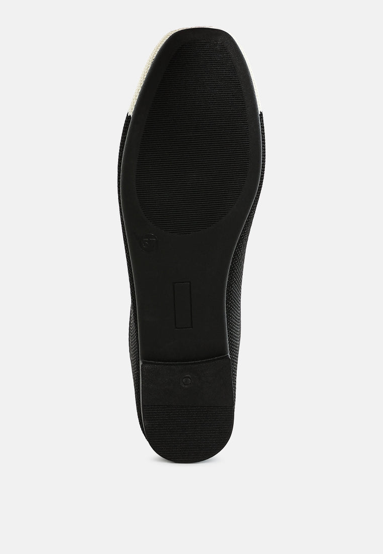two tone ballerinas by ruw#color_black-white