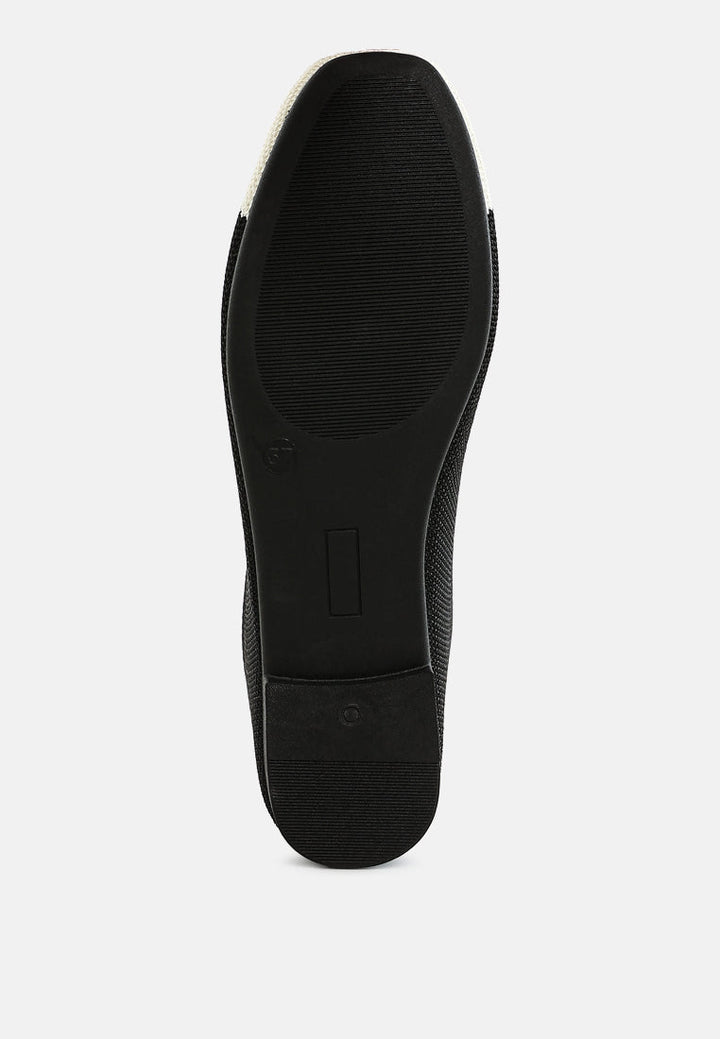 two tone ballerinas by ruw#color_black-white