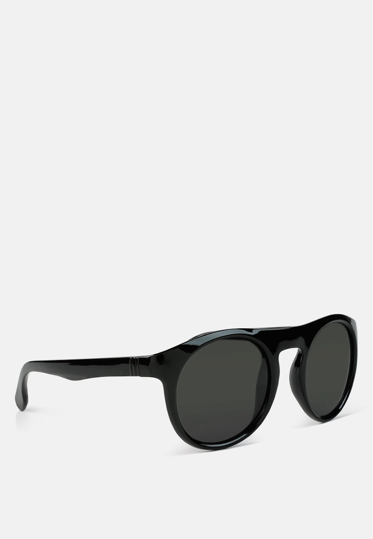 round flat sunglasses by ruw#color_black