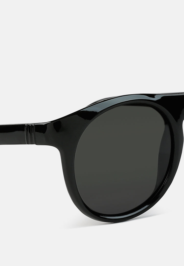 round flat sunglasses by ruw#color_black